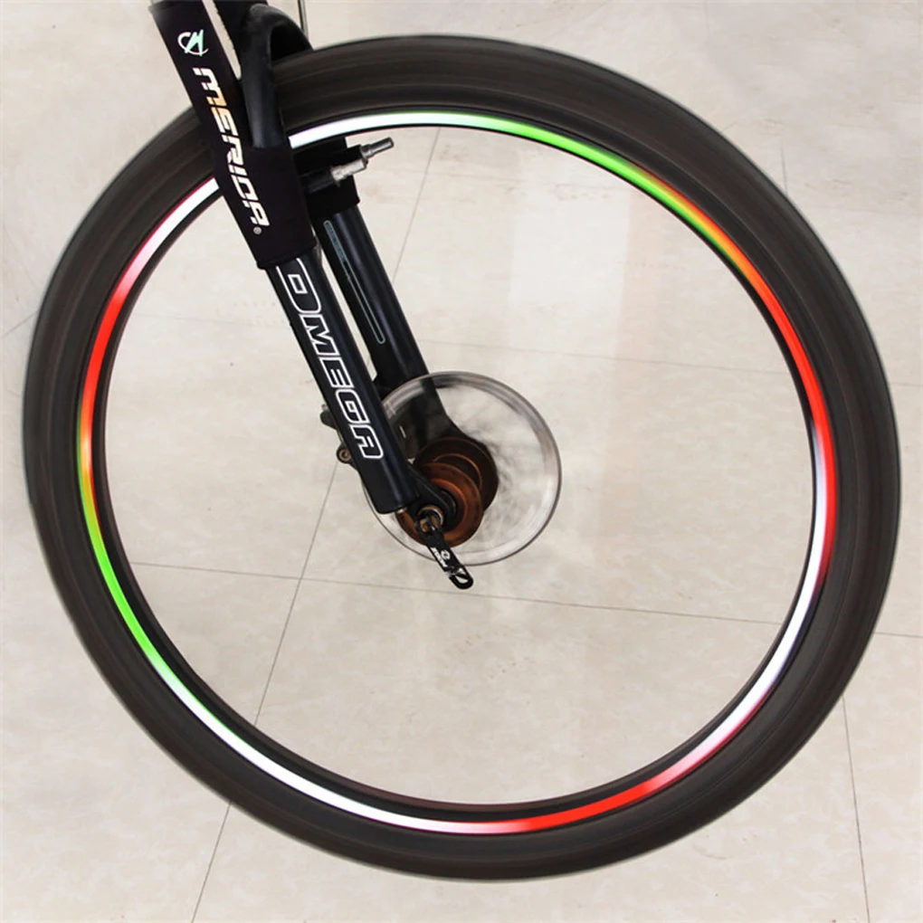 Велосипедные шины светоотражающие наклейки красочный велосипед Велоспорт