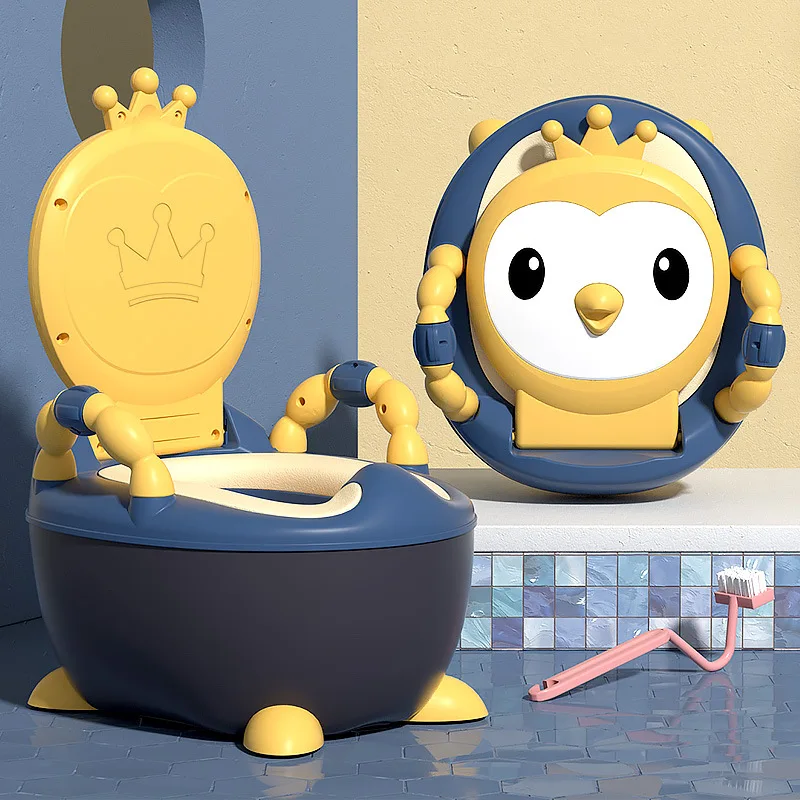 

0-6 Years Old Children's Pot Soft Baby Potty Plastic Road Pot Infant Cute Baby Toilet Seat Boys And Girls Potty Trainer Seat WC