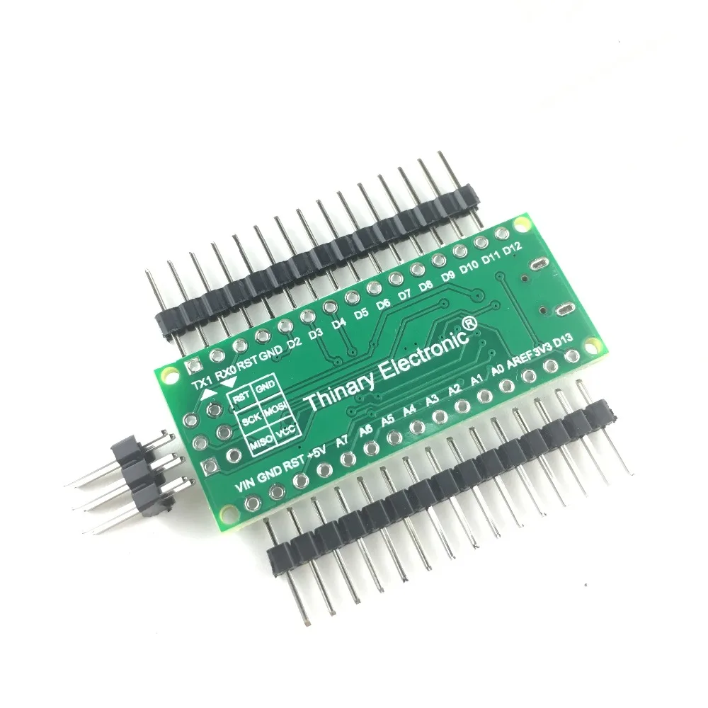 10 шт. Nano 3,0 контроллер совместим с arduino совместимый nano Atmega328 серии CH340 USB драйвер НЕТ с кабелем NANO V3.0