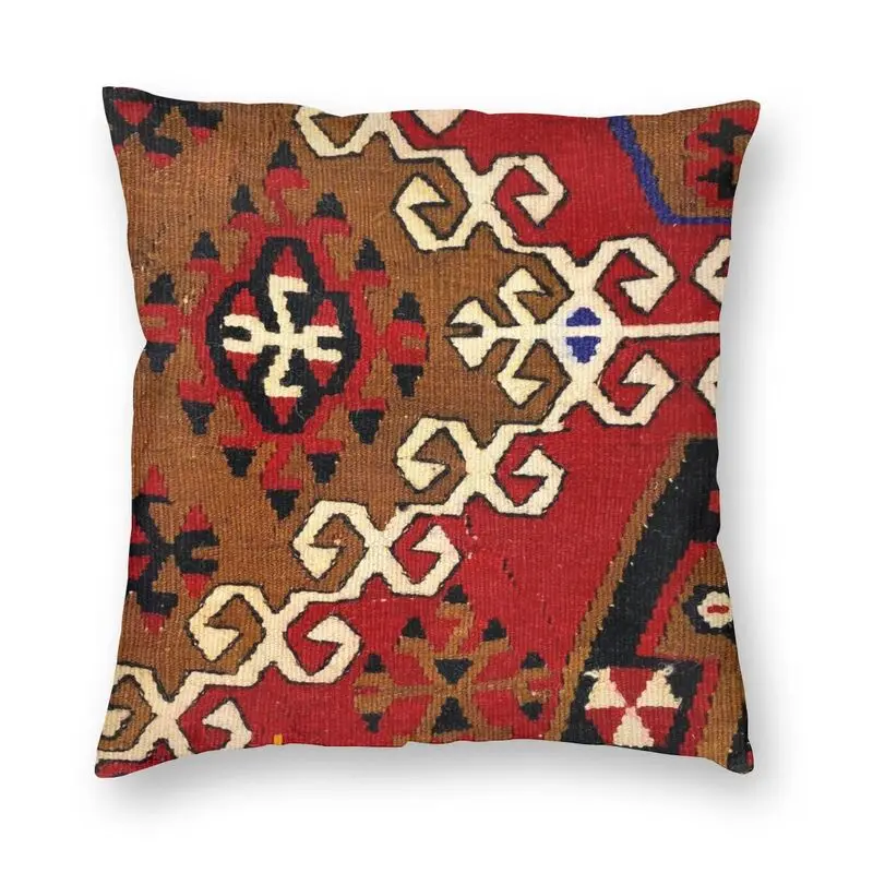 Kilim Navajo Weave Persian Carpet Throw Pillow Case Home Decorative Bohemian Turkish Tribal Ethnic Art Cushion Cover 40x40