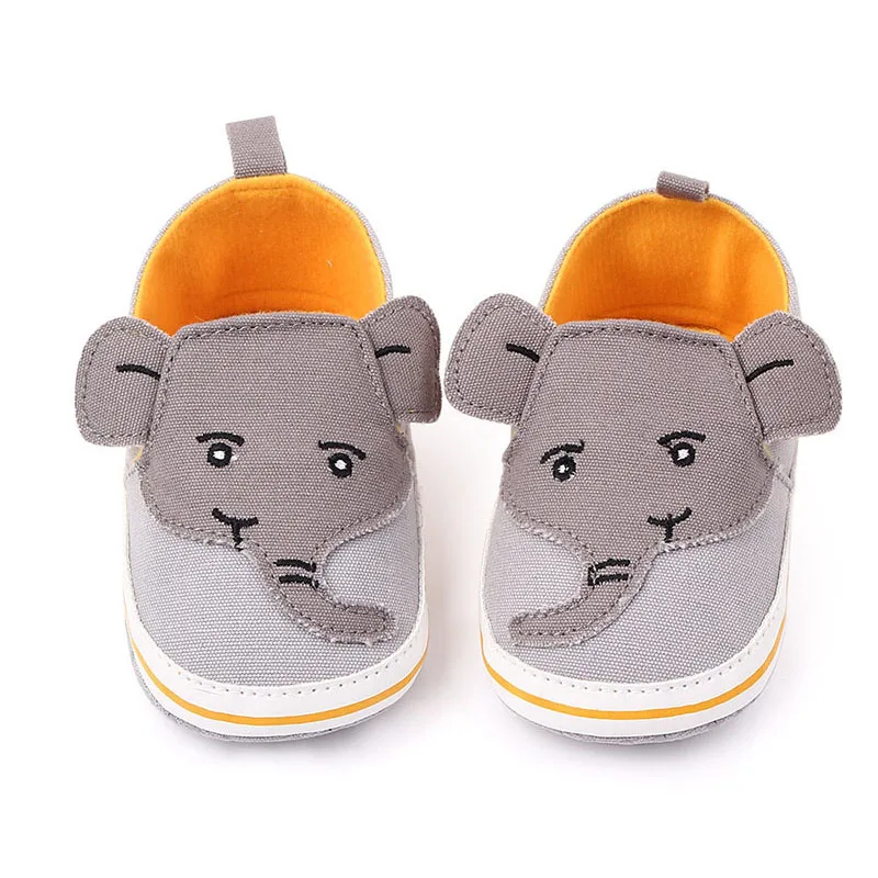Детская повседневная обувь с изображением слона из мультфильма милая