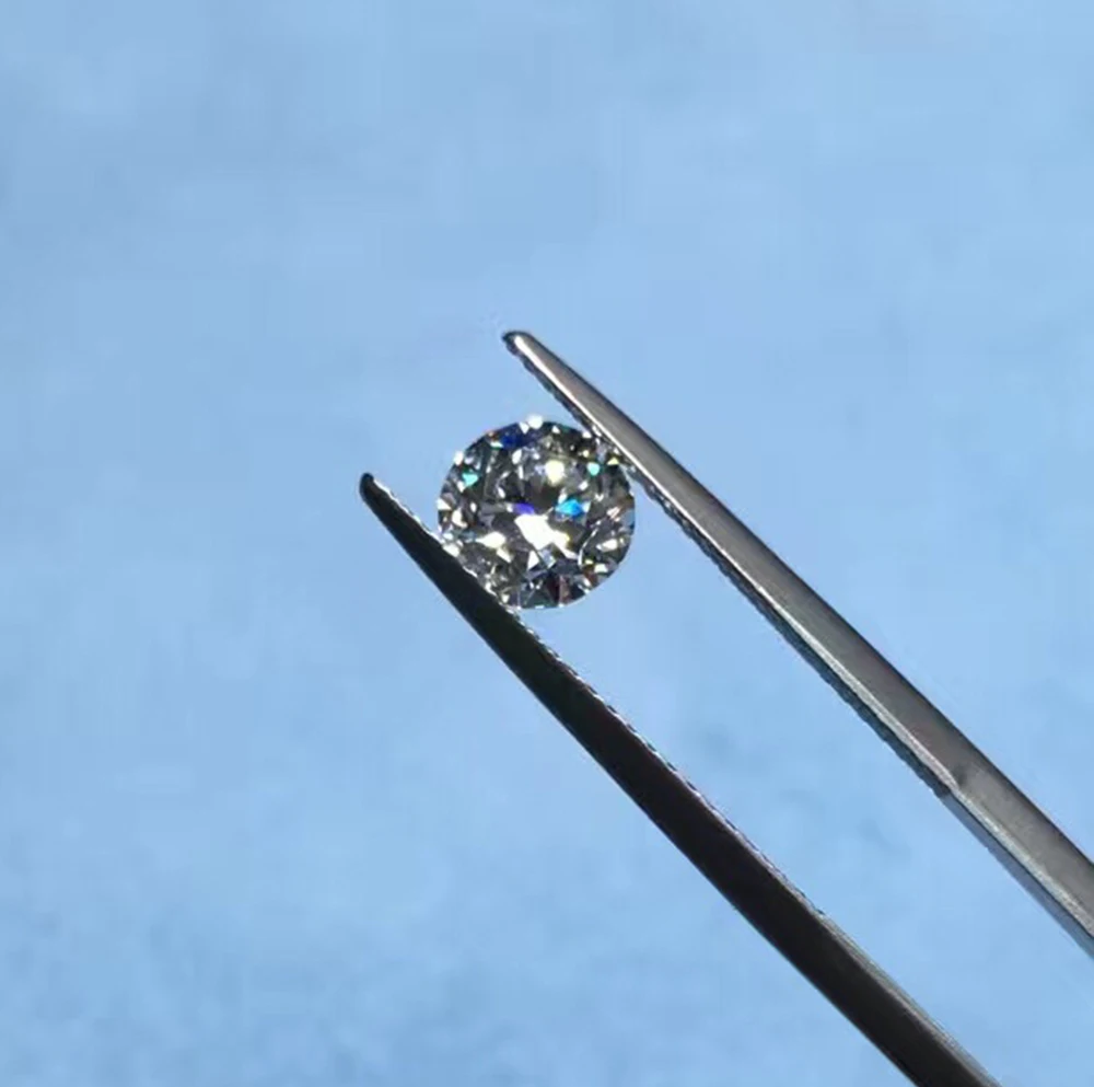 9 мм EF цвет 3 0 карат свободная фотография яркая круглая резка сертифицированная