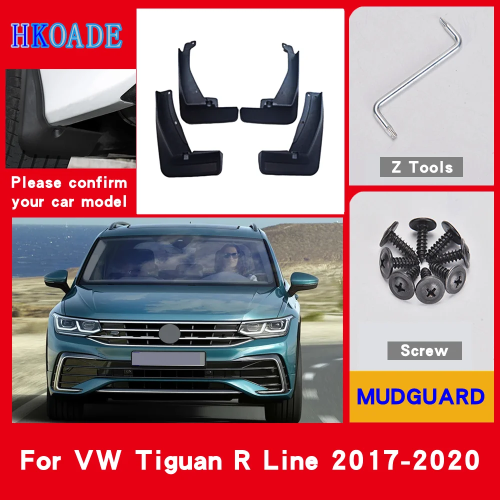 

Автомобильное крыло брызговики для VW Tiguan, r-образный 2017 - 2020 Брызговики Fender Брызговики для автомобиля Fender Аксессуары