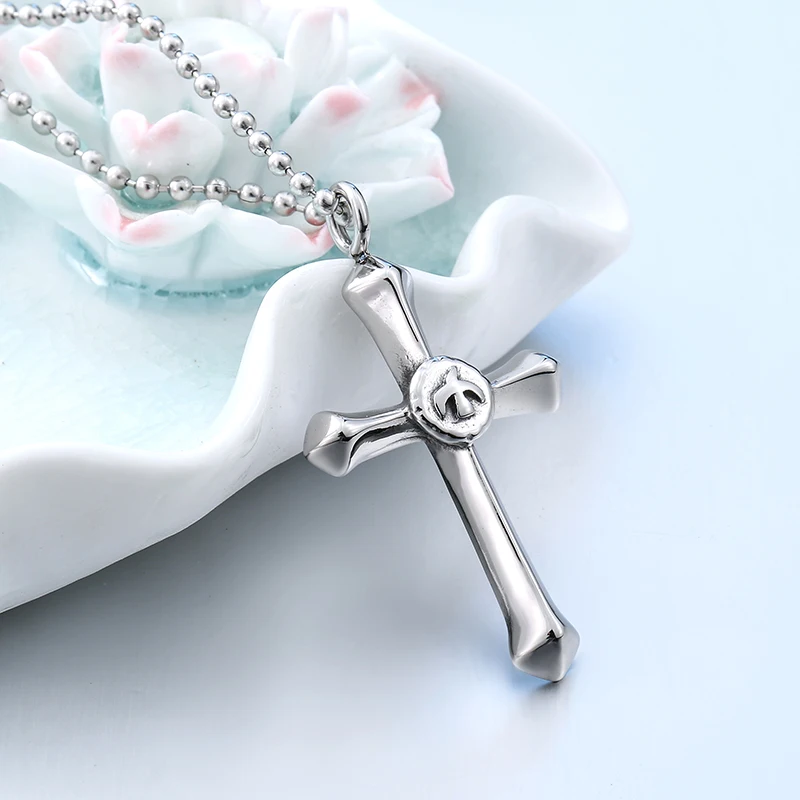 Из нержавеющей стали уникальный Орел Дизайн Мужской крутой человек крест