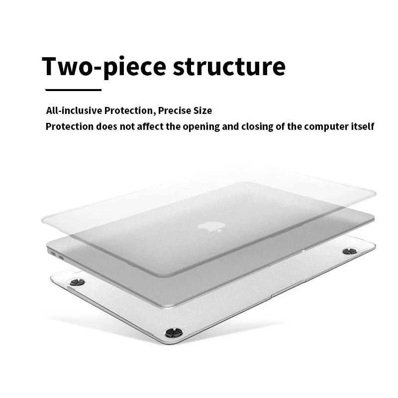 Новый матовый чехол для ноутбука Apple MacBook Air Pro 13 3 15 12 дюймов новый Pro13 A1932 A1989 с