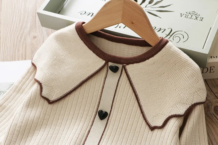 Свитера для девочек Новинка 2020 года детская трикотажная одежда девочки топ с