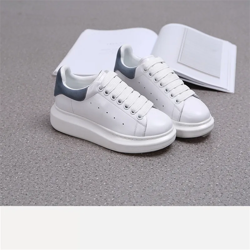 Разноцветная обувь из натуральной кожи Дизайнерская Брендовая Повседневная