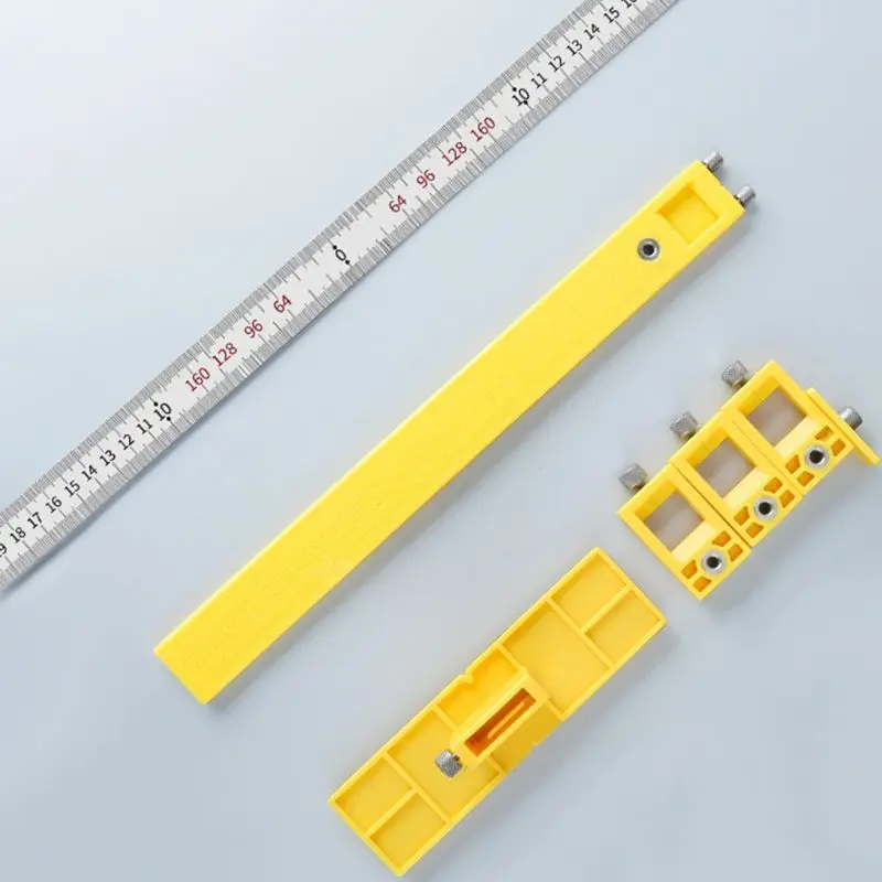 

Punch Locator Drill Guide Woodworking Drilling Dowelling Hole Saw Adjustable D5BD