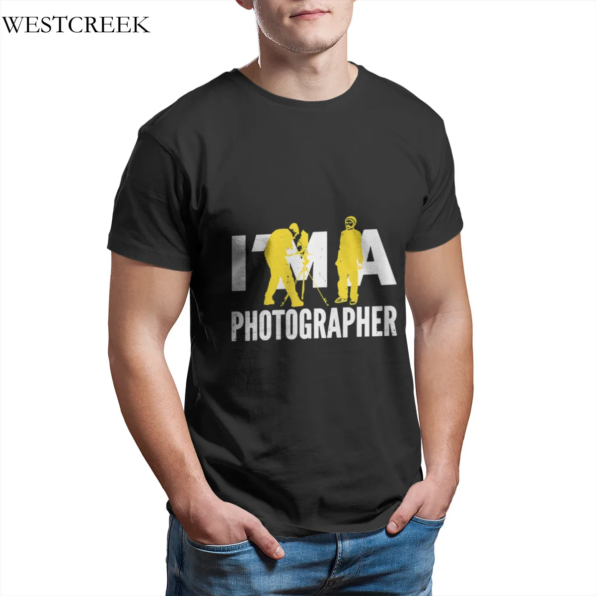 

Wholesale Men's T-Shirt I m A Photographer Event Photographer Funny Photog T-Shirt Fashion Tops Cool Mens Clothes 32627