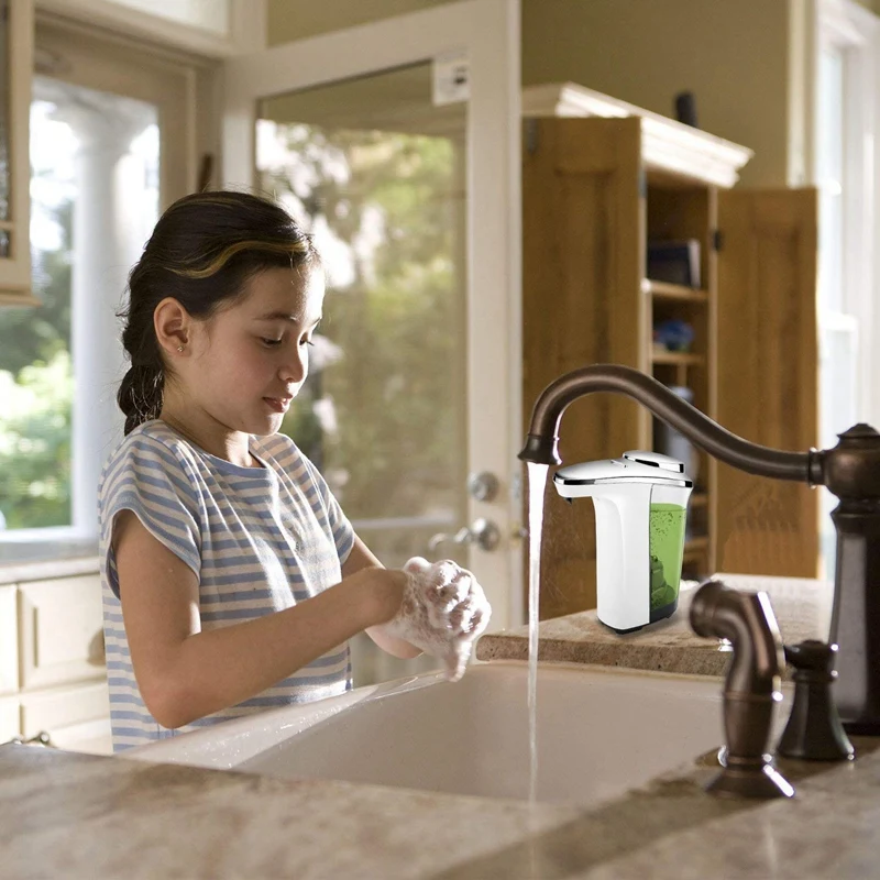 Автоматический диспенсер для мыла компактный сенсор Насос Регулируемый дозатор