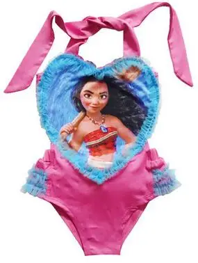 2019 г. платье-бикини для девочек от 4 до 12 лет один предмет летние купальные костюмы