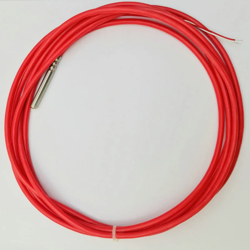 3 метра 2 провода PT1000 датчик температуры термистор силиконовый гелевое покрытие