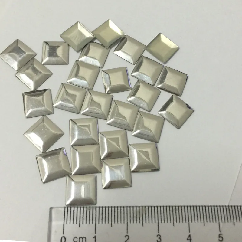 Новинка 10*10 мм квадратная Серебряная насадка для горячей фиксации железные