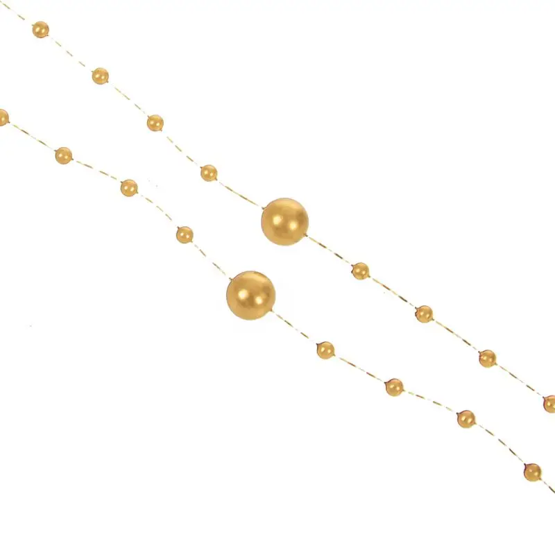 5x жемчужная Гирлянда украшение стола свадебное крещение Рождество 1 3 м золото |