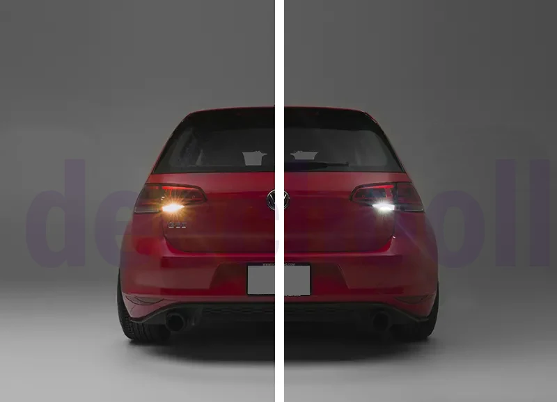 Лампы заднего хода и номерного знака Canbus Pure White для Volkswagen VW Golf 7 MK7 MKVII LED Exterior Kit.