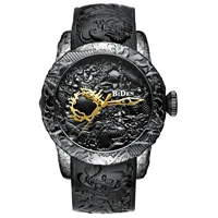 biden burst luxury dragon watches men 3 atm waterproof black color