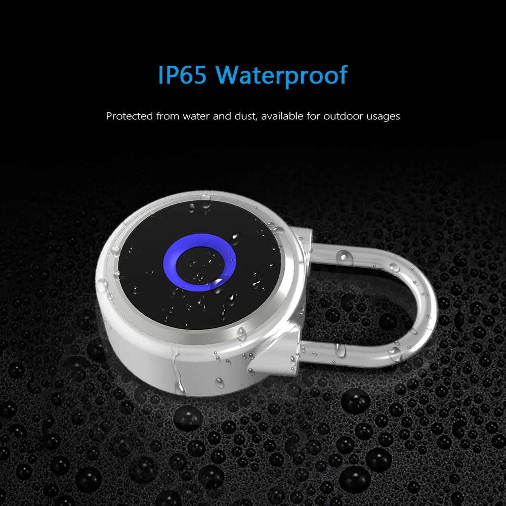 Сканер отпечатков пальцев BT замок с приложением и Fingerprin IP65 водонепроницаемые