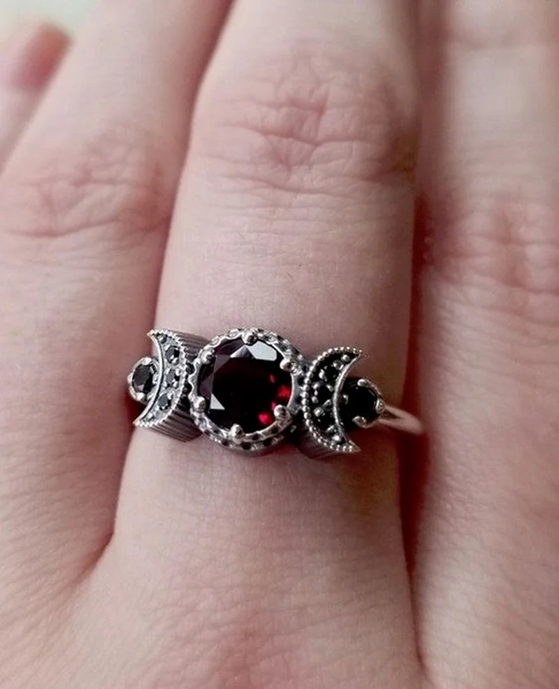 

Pop ring luxury simple dazzling inlaid zircon women's silver ring women's size 5-11