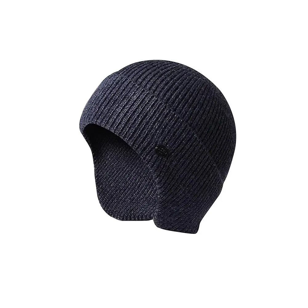

Men Women Beanie Hats Knitted Hat Ski Cap With Earmuffs Winter Outdoor Sport Knitted Hat For Camping Hiking Skiing