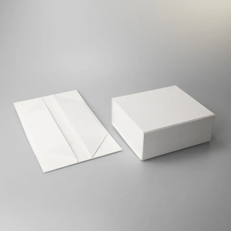 

Foldable Gift Box DIY for Birthday Party Wedding White Black Gold Colour Paper Package Hard Box