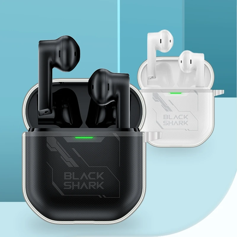 

Headphone Protector Case for Black Shark JoyBuds TWS Waterproof Cover Shockproof Transparent Shell TPU Anti-dust Sleeve