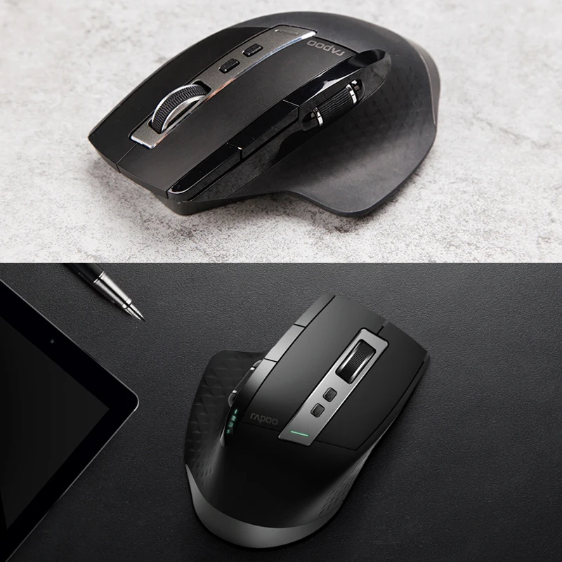 Rapoo MT550/MT750S многомодовая беспроводная мышь Bluetooth 3,0/4,0 и 2,4G переключатель для подключения четырех устройств компьютерная игровая мышь