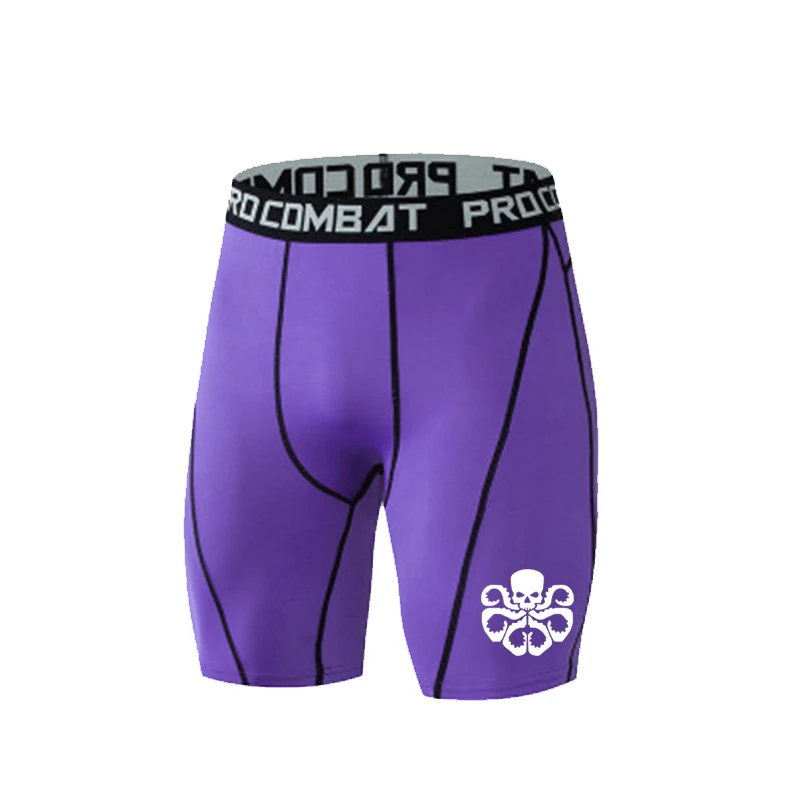 

Men's Gym Seven Color Solid Tight Fitness Sports Compression Quick Drying Sports Shorts Men's Running And Riding Training Pants