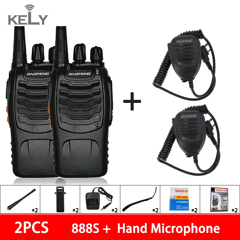 Баофенг BF-888S Рация UHF 400-470 МГц Baofeng 888s Дешевая двухсторонняя радиосвязь BF888s Удобный портативный BF 888 включен.