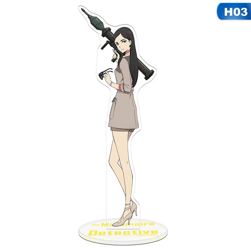 

21cm Anime The Millionaire Detective Balance:UNLIMITED Kato Haru Kanbe Daisuke Stand Figure Acrylic Model Decor Toy