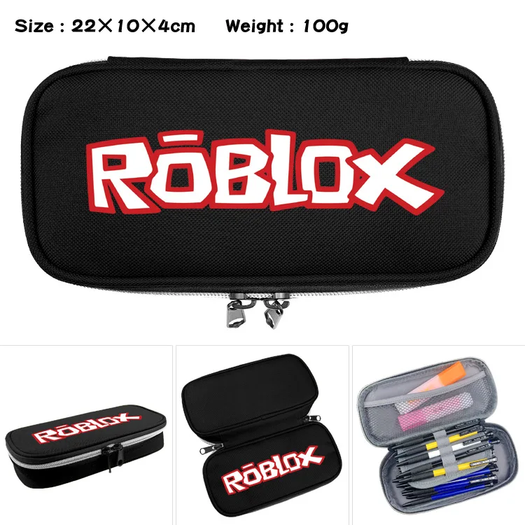 Холщовый чехол для карандашей Robloxing милые вместительные сумки ручек и с надписью