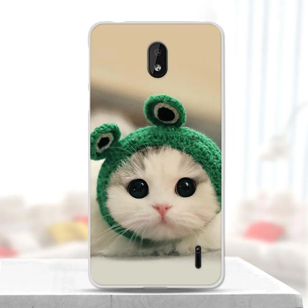 Модный чехол с узором для телефона Nokia 1 Plus Мягкая силиконовая задняя крышка 2019 TA
