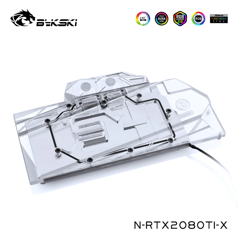 Bykski полное покрытие видеокарты блок воды для основателей NVIDIA издание 2080/2080ti /VGA