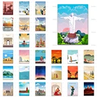 Постер для путешествий, ЮАР, Аризона, Нью-Йорк, Перу, Бали, Мадагаскарский, андалусия, Париж, Франция, декор гостиной, холст, настенные художественные принты