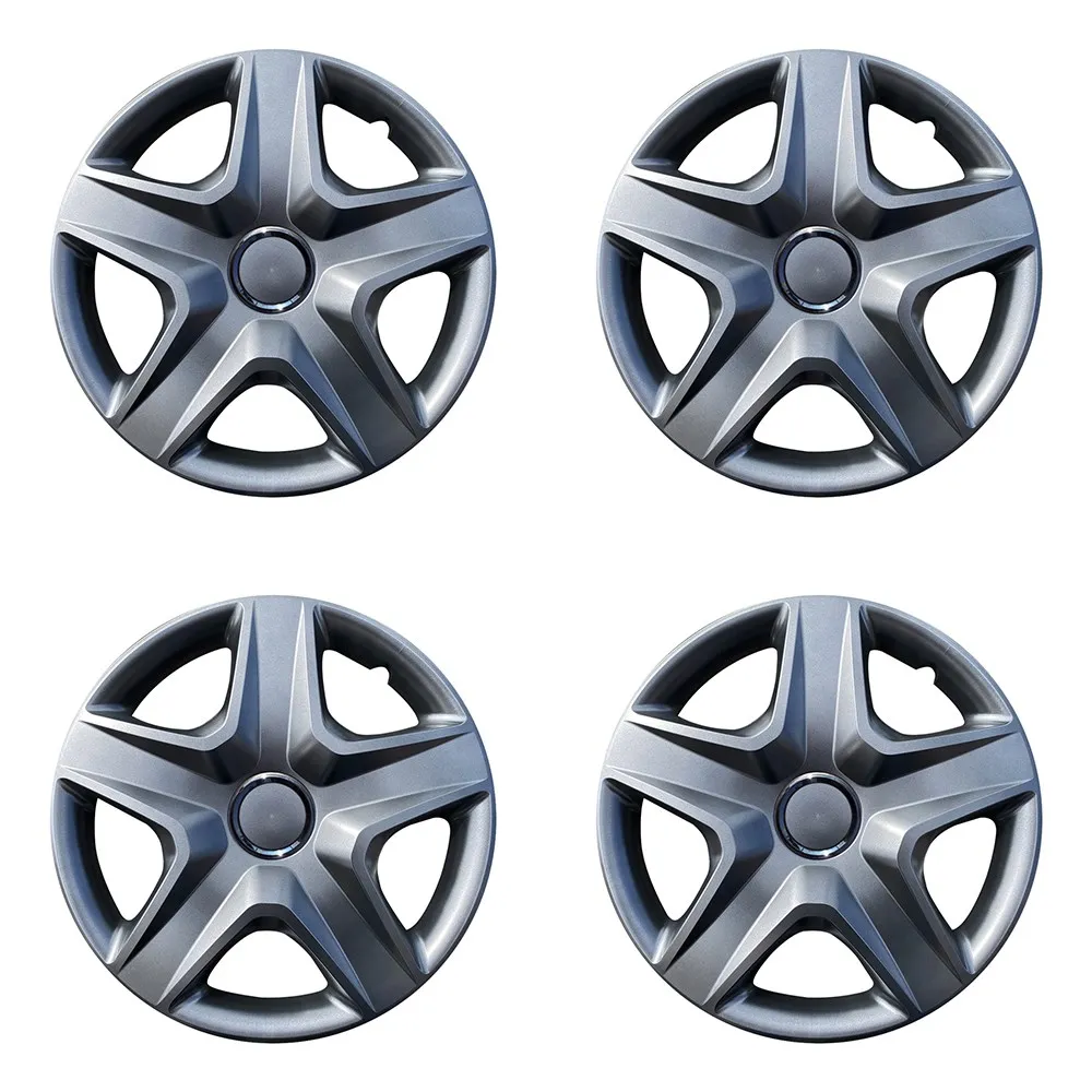 15 &quotдюймов 4 шт. Небьющийся колпаки обод колеса крышка серебро цвета шт набор |