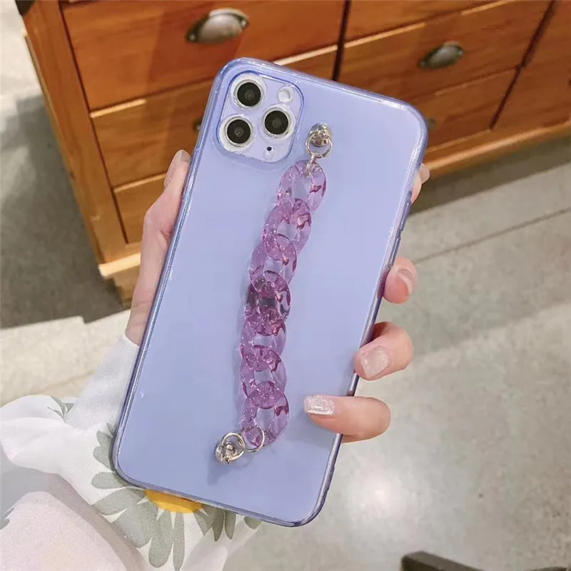 Чехол с флуоресцентной цепочкой для Xiaomi Mi 9 10 Pro Redmi Note 7 8 9s MAX K20 K30 защитный чехол