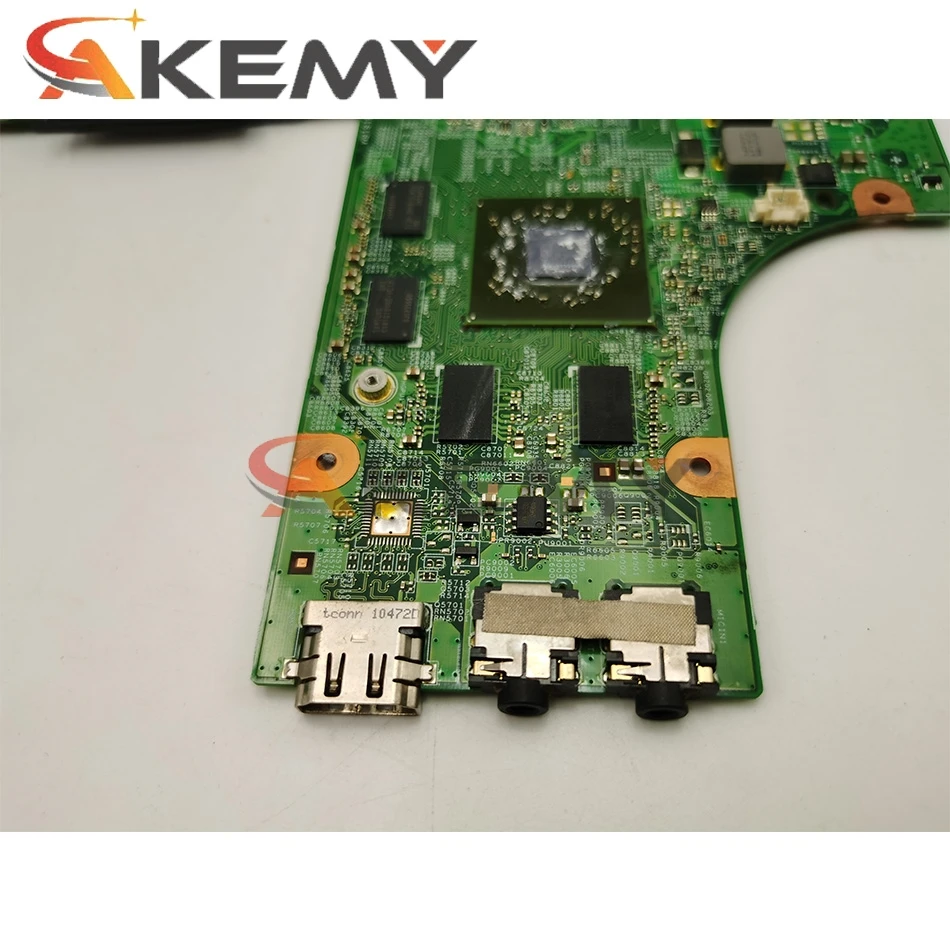 Akemy CN-052F31 052F31 52F31 материнская плата для ноутбука Dell Inspiron 15R N5010 основная 48.4HH01.011 HM57