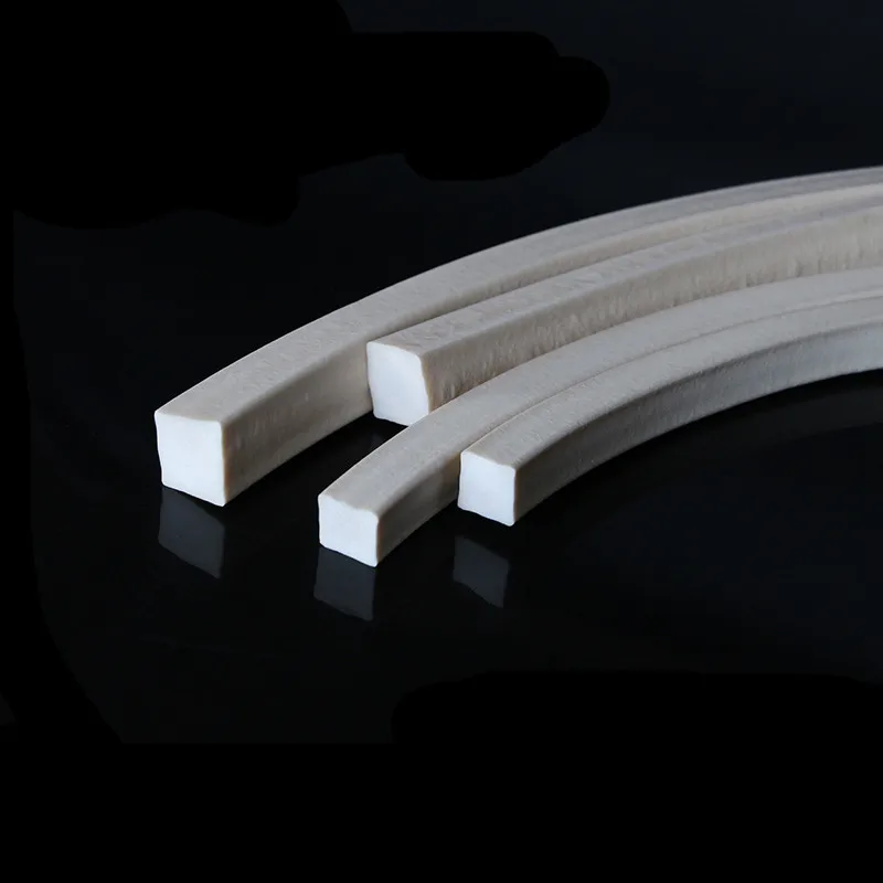 Вспененная силиконовая резиновая Мягкая уплотнительная полоса квадратная