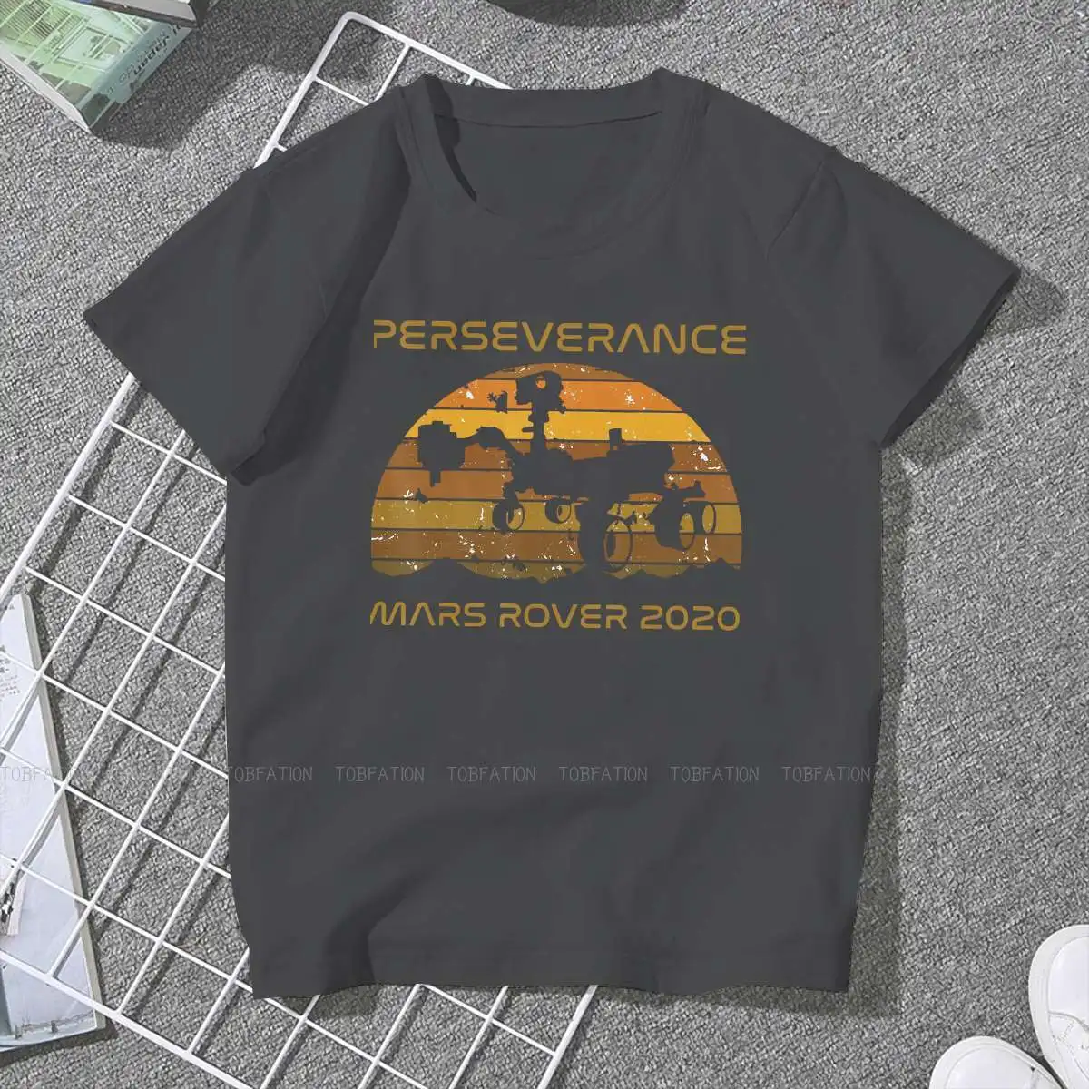 

Perseverance Rover 2020 Women Tshirts Mars 2020 Space Explorers Grunge Vintage Female Clothing Big size Cotton Graphic Clothes