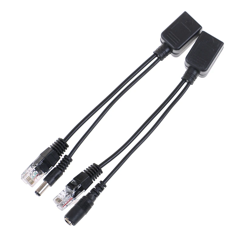 

1 компл. POE кабель Пассивный Power Over Ethernet адаптер кабель POE разделитель инжектор