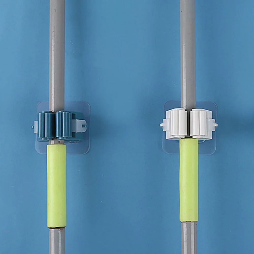 Вешалка для швабры без пробивания отверстий крючки в ванной комнате вешалка