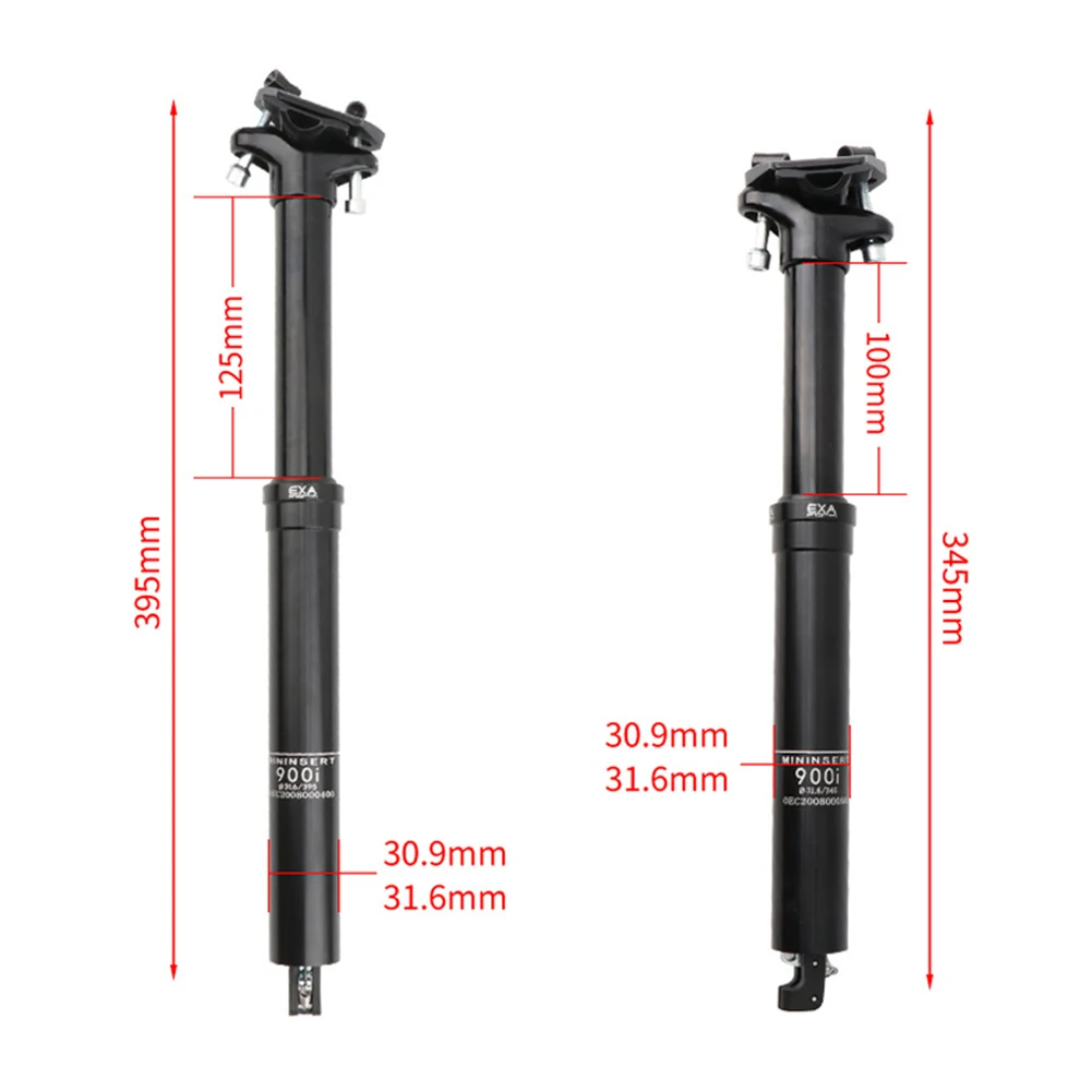 

Aluminum alloy mountain bike 31.6/30.9 mm seatpost lifter hydraulic lift seat tube internal wiring remote control accessories