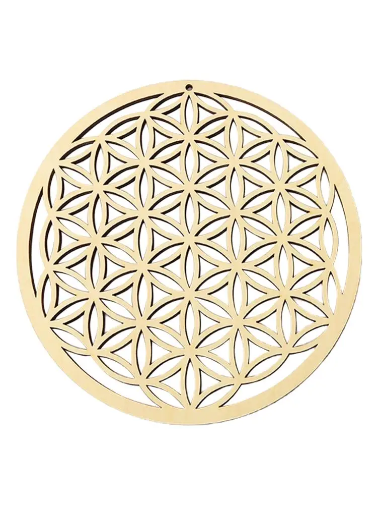 Подвесная деревянная подвеска Геометрическая Художественная Скульптура