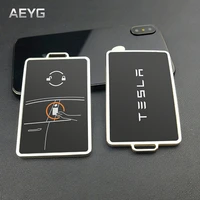 new tpu car remote key case cover shell fob for tesla model 3 card 2020 2021 new smart key keychain protection auto accessories