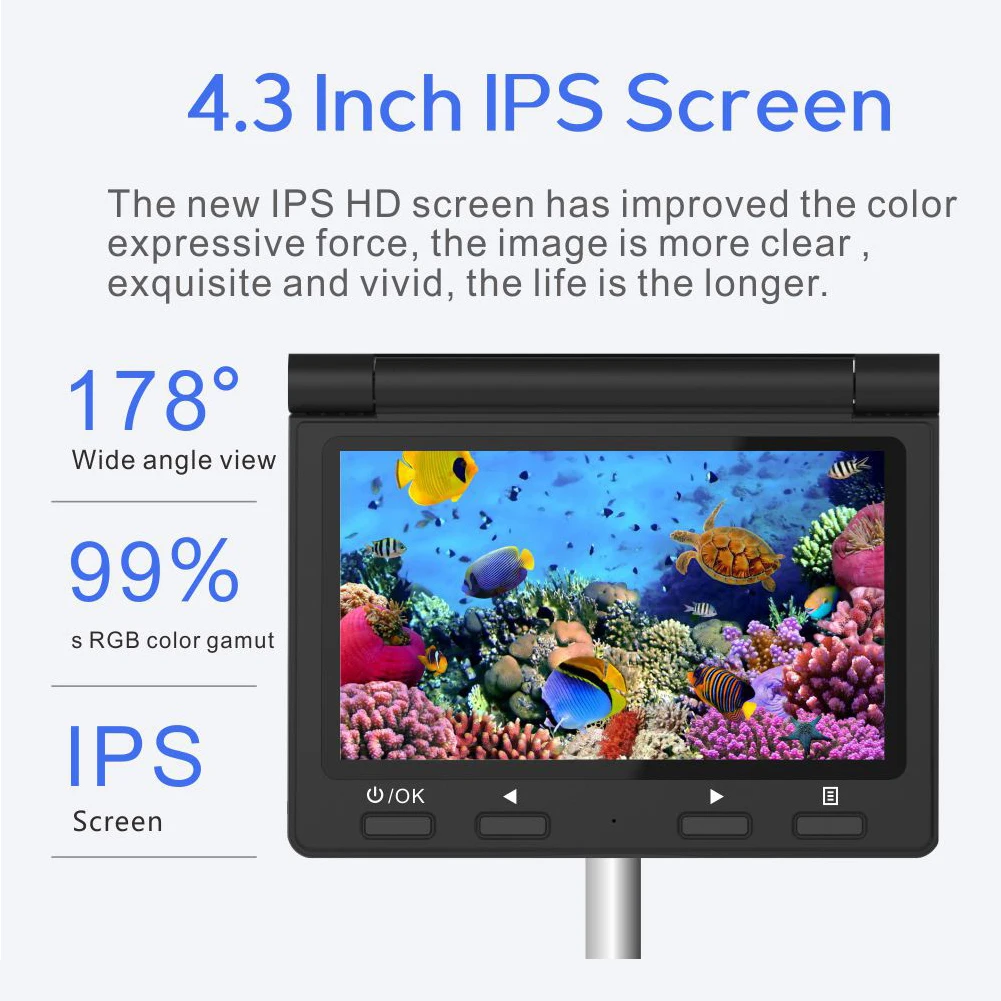 Рыболовная камера рыбопоисковый прибор для подледной рыбалки видеоэхолот