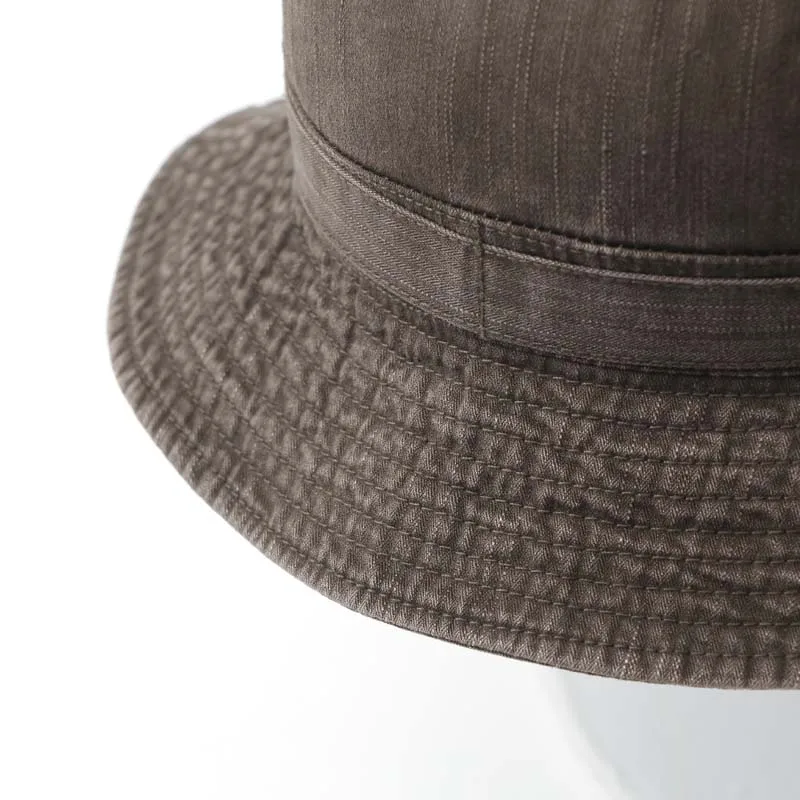 Satılık Ücretsiz Kargo Yüksek Kaliteli Kova Şapka Unisex Çiftler Yıkama Pamuk Balıkçılık Açık Güneşlikli Kep Avcılık Tuval Nakış M-XL Boyutları