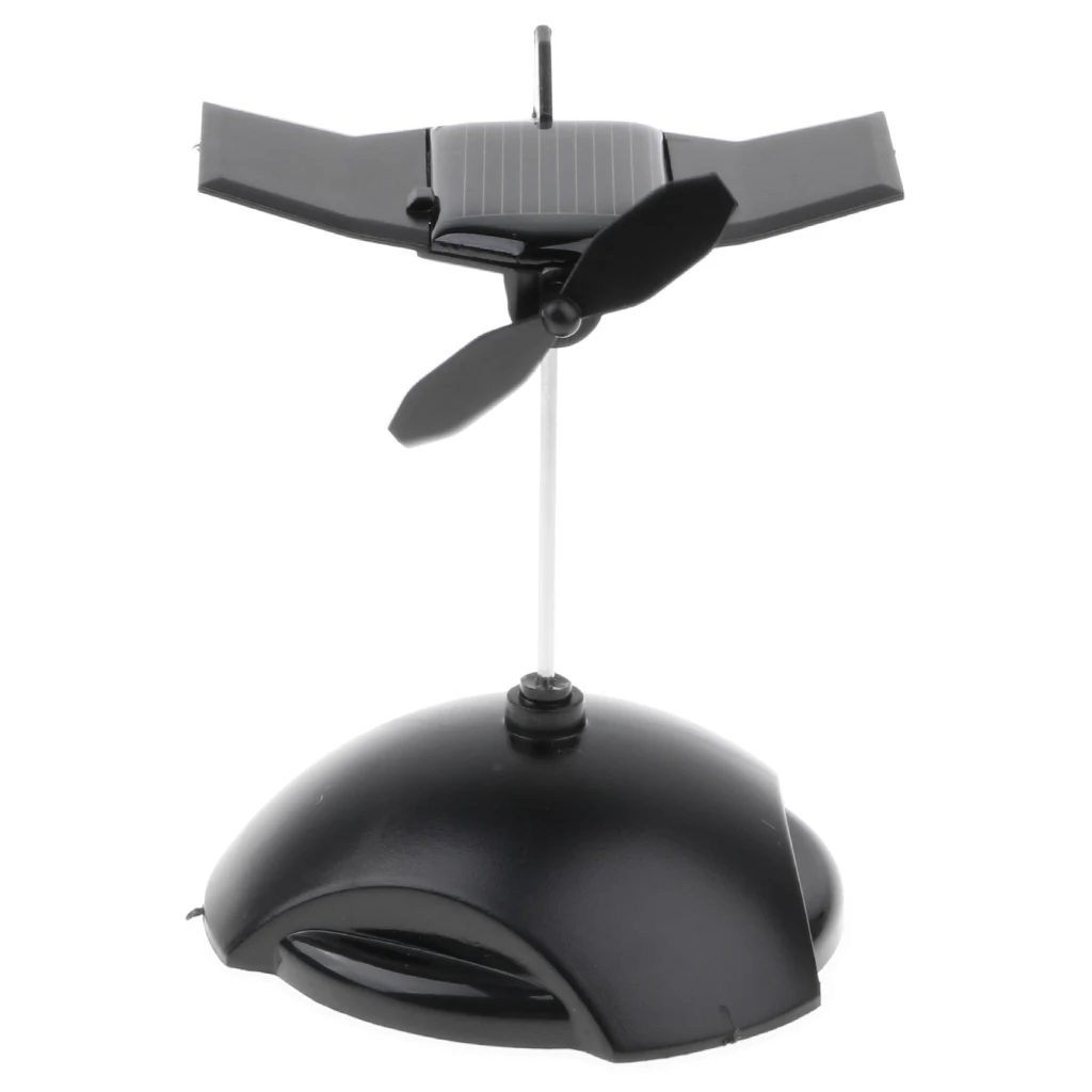 Креативный вращающийся пропеллер на солнечной батарее модель самолета с