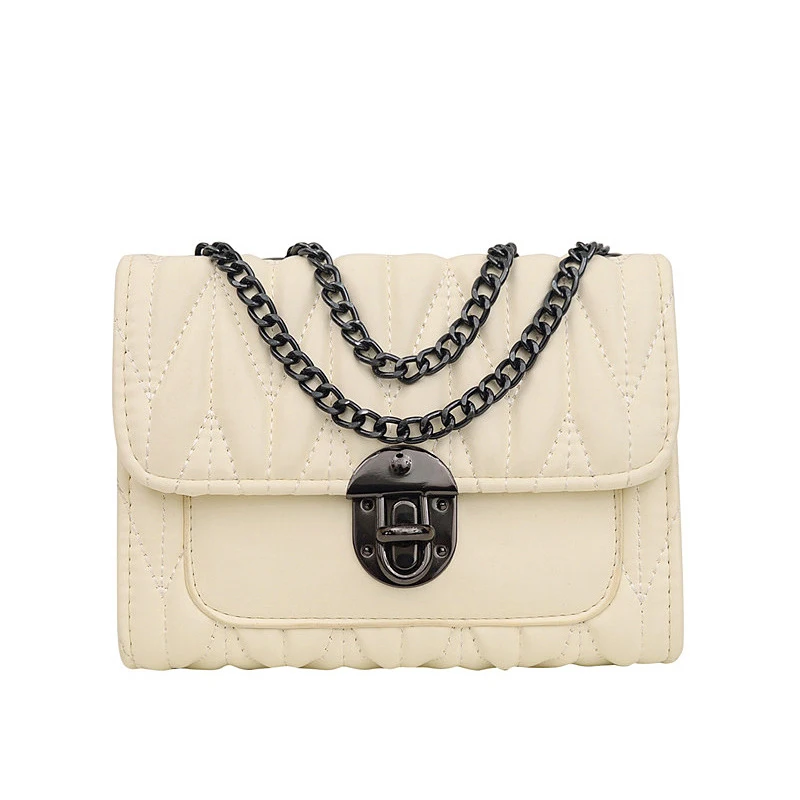 

Bags For Women 2021 Contrast color Leather Crossbody Travel Handbag Fashion Simple Shoulder Messenger Bag Ladies Cross Body Bag