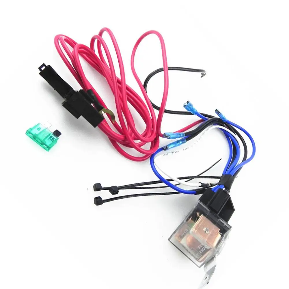 12 В 30 А клаксон комплект реле проводки для модификации автомобиля тональные