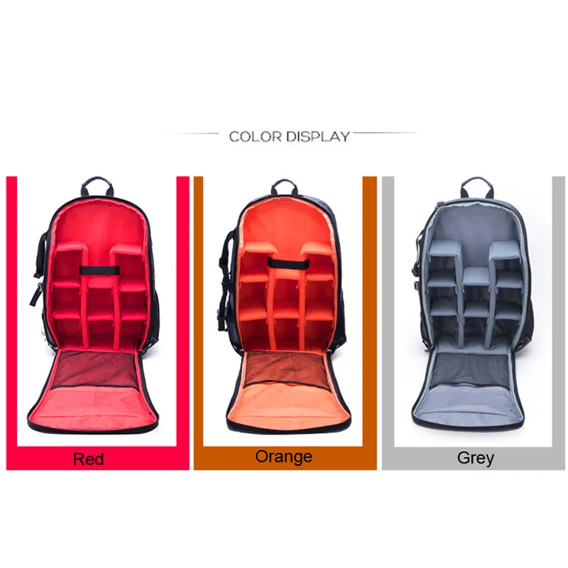 waterproof nylon camera backpack case bag men women 15 6 inch laptop backpack bags free global shipping