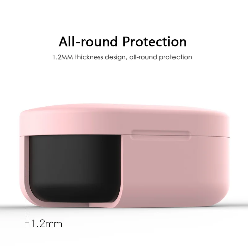Силиконовый защитный чехол для Redmi Mi AirDots беспроводные TWS Bluetooth-совместимые Чехлы